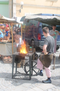 Tradičné remeslá prezentovali napríklad kováči.