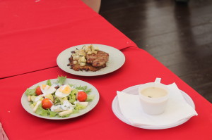 Degustačné menu pozostávali z 3-4 chodov.