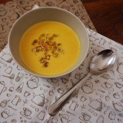 Recept: krémová dýňová polévka