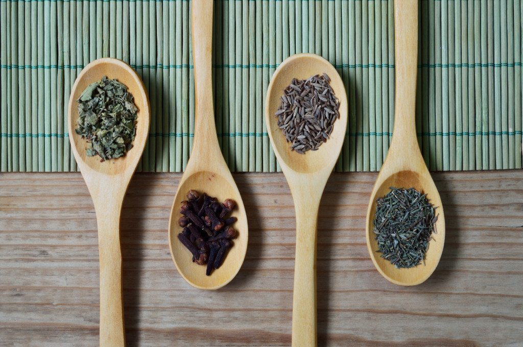 four spoons